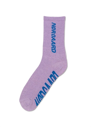 Logo step sock Purple Mads Nørgaard 